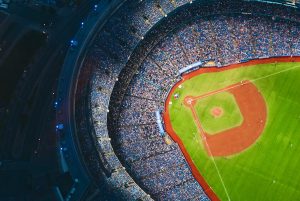 How do Major League Baseball clubs make money? aerial photography of baseball stadium