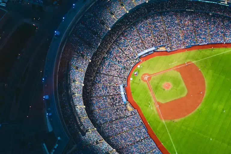How do Major League Baseball clubs make money? aerial photography of baseball stadium